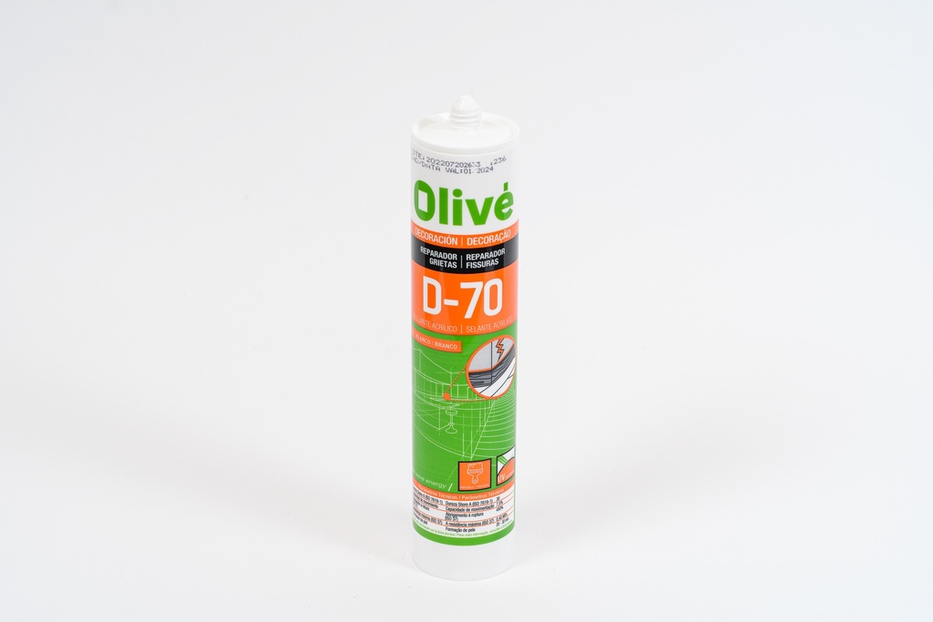 OLIVE D-70 SELLANTE ACRILICO BLANCO 300 ML 