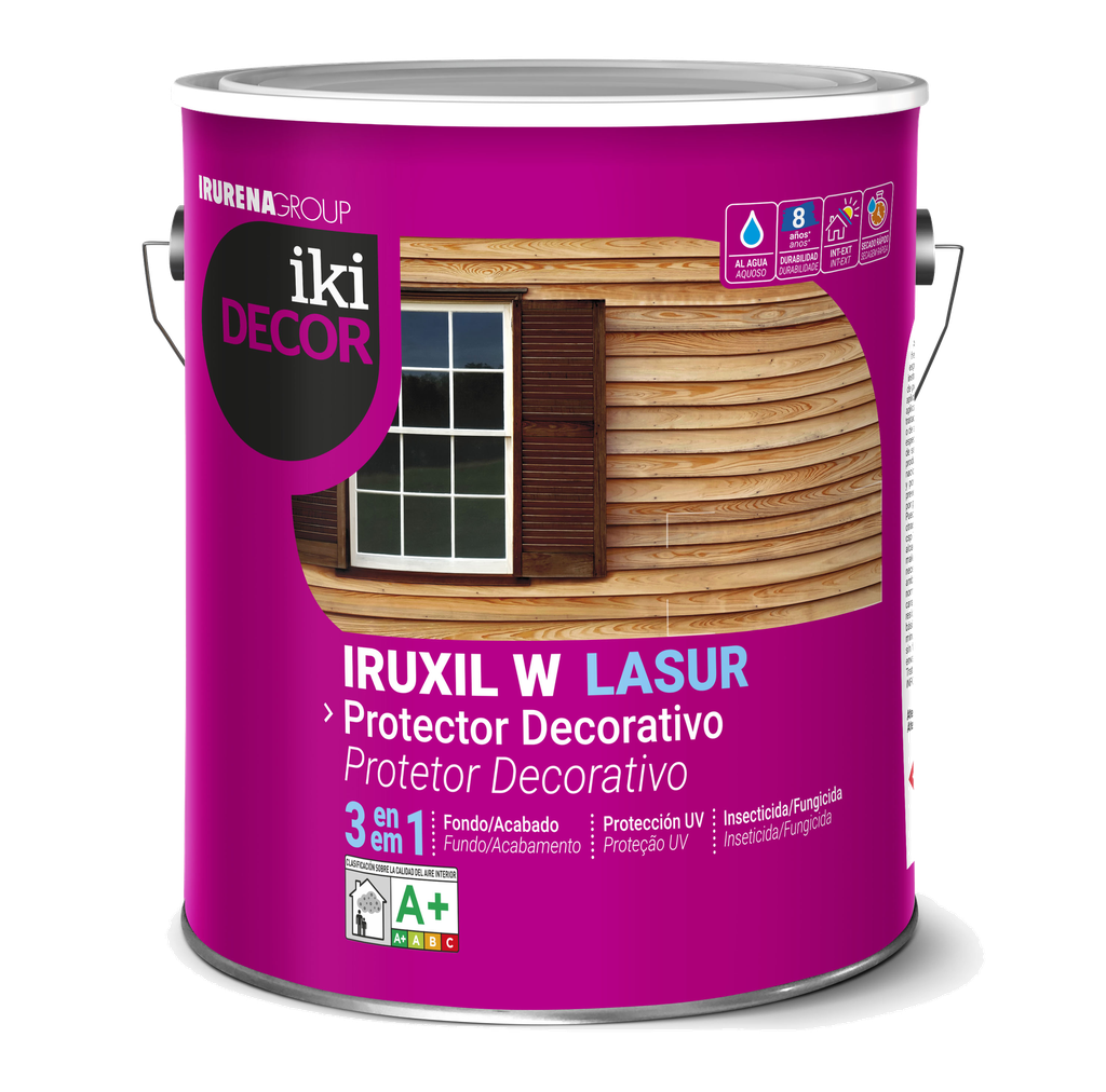 LASUR EXT. IRUXIL W BLANCO 491 SATINADO 4 L